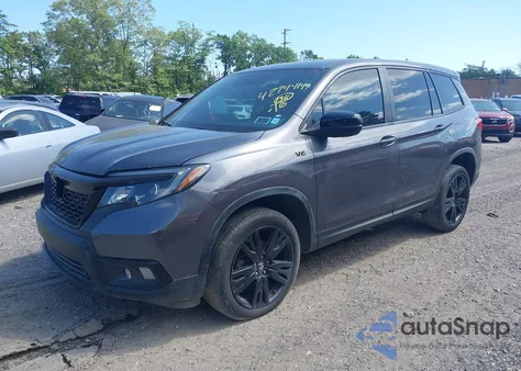 2019 Honda Passport Sport from USA, damaged, VIN 5FNYF8H29KB006583